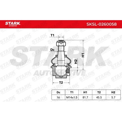 Traggelenk Stark SKSL-0260058 SKSL-0260058 - foto 5