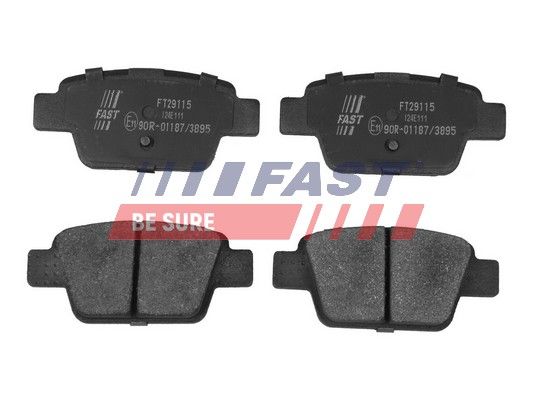 Bremsbeläge Satz FAST FT29115 FT29115 - foto 2
