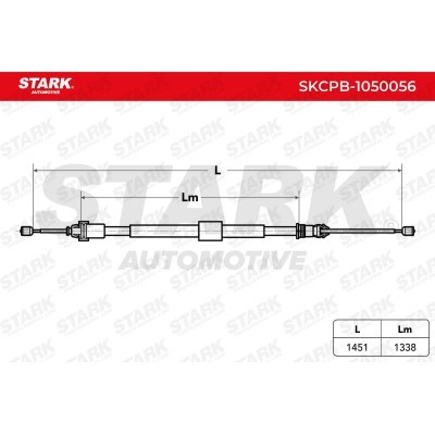 Seilzug, Feststellbremse Stark SKCPB-1050056 SKCPB-1050056 - foto 4