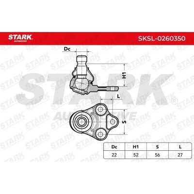 Traggelenk Stark SKSL-0260350 SKSL-0260350 - foto 5