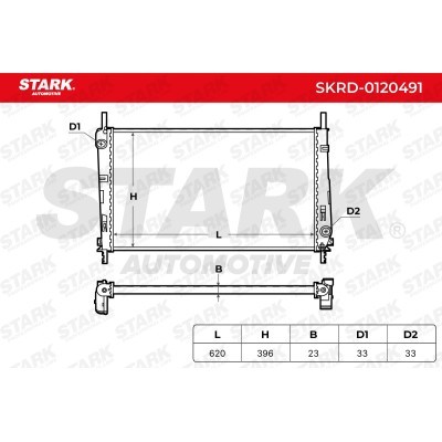 Kühler, Motorkühlung Stark SKRD-0120491 SKRD-0120491 - foto 4