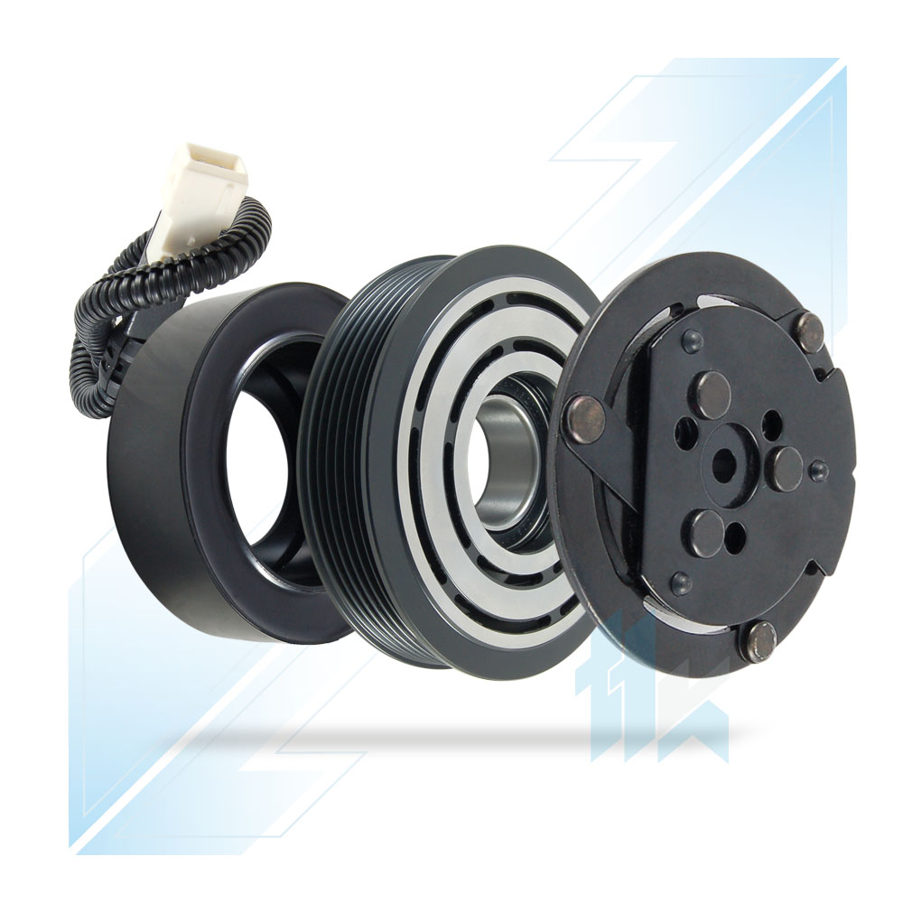 Klimakompressor Magnetkupplung (12V) SANDEN 7H15 6PK (PV6) Ø124/Ø120 Peugeot 112S7H5602 - foto 1