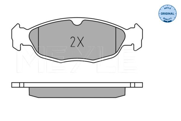 Bremsbeläge Satz MEYLE 025 244 8717 025 244 8717 - foto 2