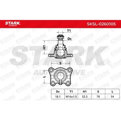 Traggelenk Stark SKSL-0260105 SKSL-0260105 - foto 5
